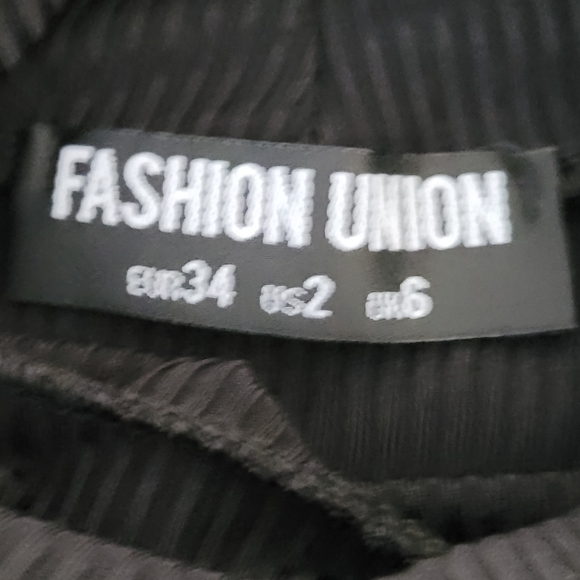 Fashion Union Ruffle Mini Dress Size 2 - Picture 9 of 12